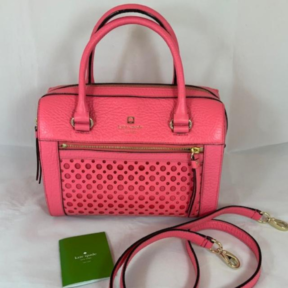 ♠kate spade♠ Handbags - ♠Kate Spade Delaney Pink Leather Shoulder Bag♠
